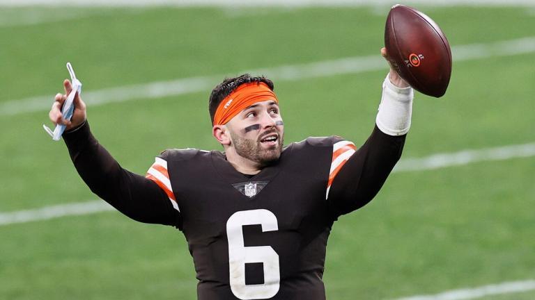 Baker Mayfield, wife Emily take dying Browns fan to final regular season game, make the playoffs