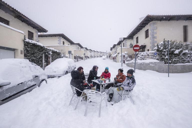 Heavy Snowstorm In Spain Delays National Film Awards Nominations
