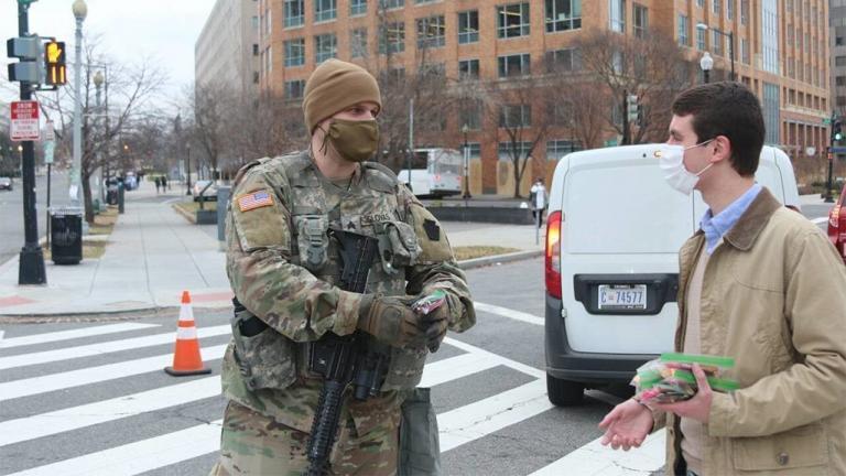 Pennsylvania Sen. Toomey thanks National Guard troops protecting Capitol with sweets