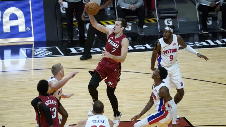 Pistons come into Miami and roll past reeling Heat, 120-100