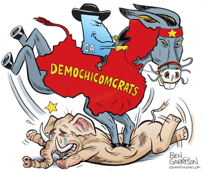 The Democrat China Party – Ben Garrison Cartoon