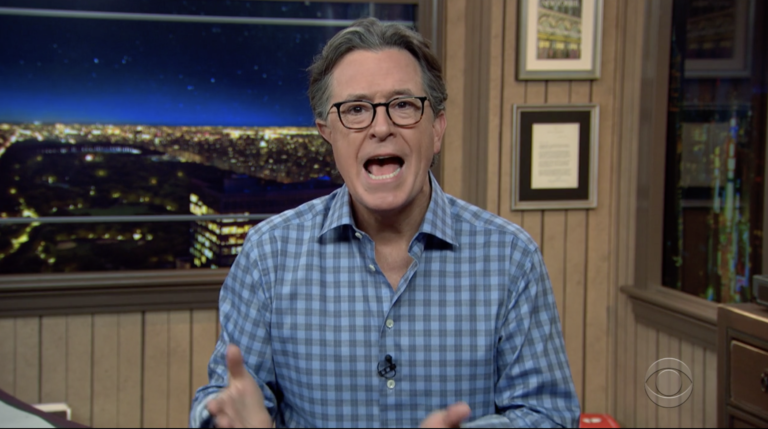 ‘The Late Show’s Stephen Colbert Slams Trump’s “Fascist Rhetoric”, “Cowardly” Republican Lawmakers & Fox News