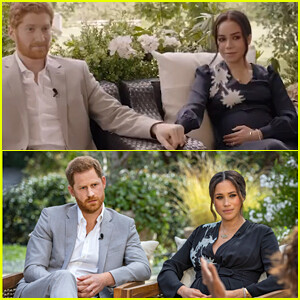 Prince Harry & Meghan Markle’s Oprah Interview Is Mirrored In First Look at Lifetime’s Third Movie About The Couple