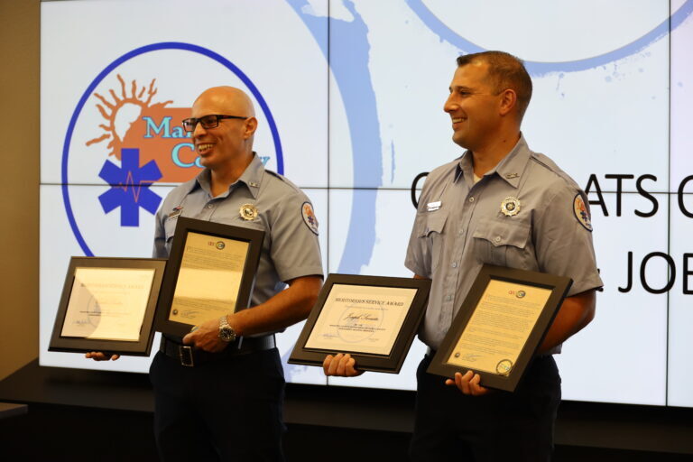 Manatee County EMS First Responders Commended For Heroic Efforts
