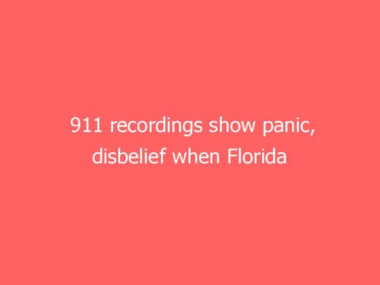 911 recordings show panic, disbelief when Florida condo fell