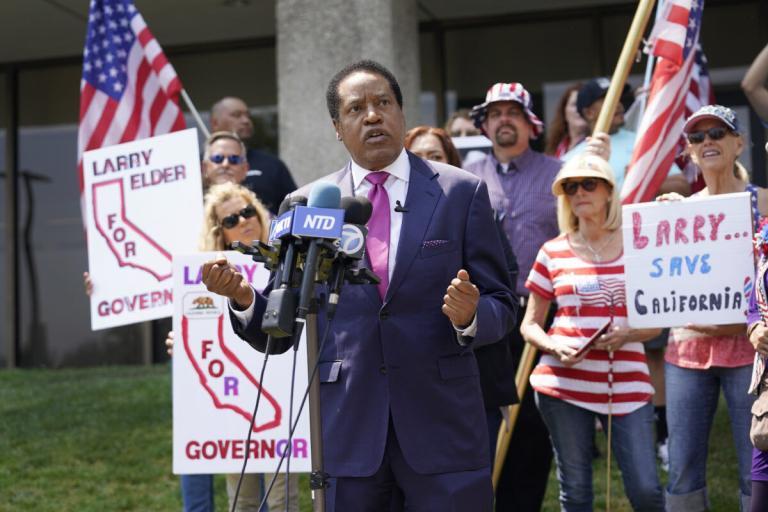 Larry Elder Sues California Secretary of State Over Decision to Keep Him Off Recall Election Ballot