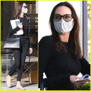 Angelina Jolie Spends Her Saturday Afternoon Furniture Shopping
