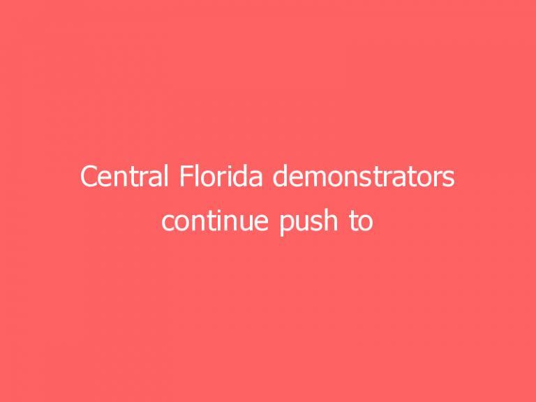 Central Florida demonstrators continue push to end dictatorship in Cuba