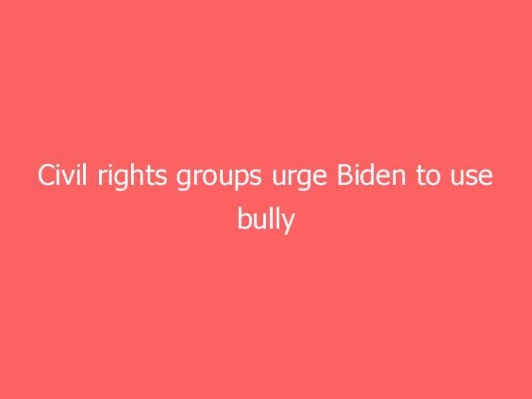 Civil rights groups urge Biden to use bully pulpit to counter Republican voting measures