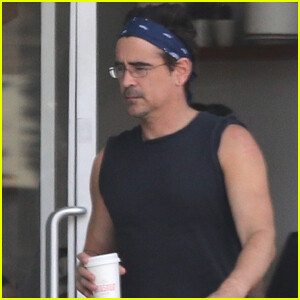 Colin Farrell Heads Out on Morning Coffee Run in Los Feliz