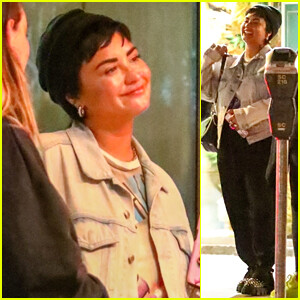 Demi Lovato Is All Smiles While Out With Friends