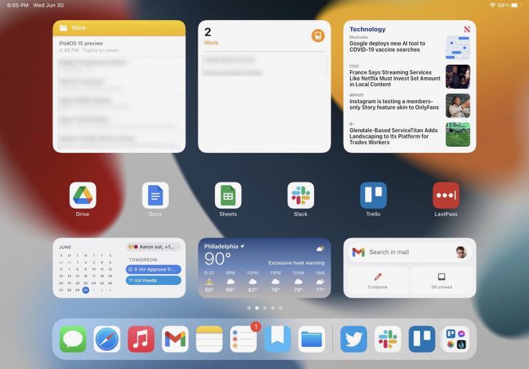 iPadOS 15 beta preview: Widgets and Quick Notes make for a new experience