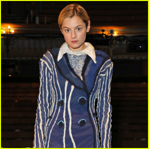 Emma Corrin Poses at the West End Premiere of ‘Anna X’