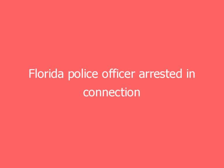 Florida police officer arrested in connection with Jan. 6 US Capitol insurrection