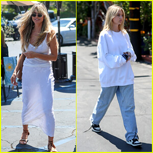 Heidi Klum Spotted with Her 17-Year-Old Daughter, Budding Supermodel Leni Klum!