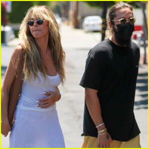 Heidi Klum & Husband Tom Kaulitz Grab Lunch with Her Kids in L.A.