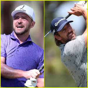 Justin Timberlake, Aaron Rodgers, & More Show Off Their Golf Skills at American Century Championship 2021