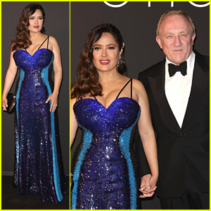 Salma Hayek & Hubby Francois-Henri Pinault Step Out For The Kering Women in Motion Awards During Cannes