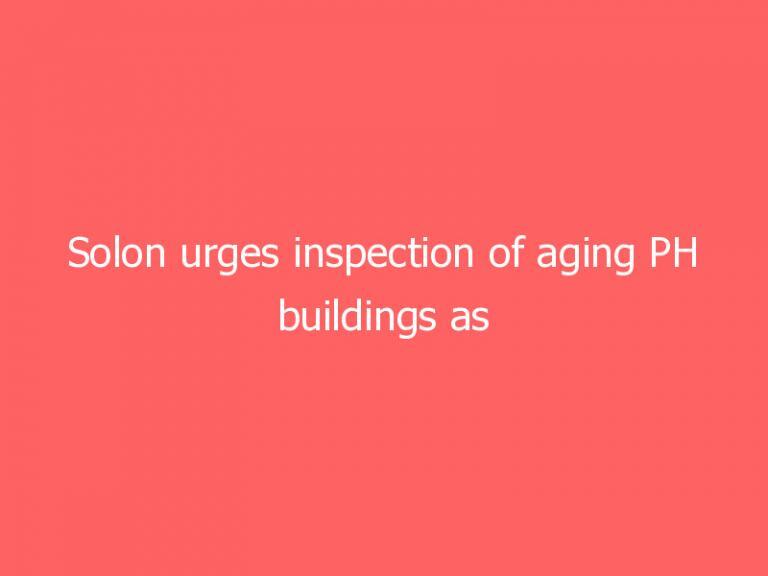 Solon urges inspection of aging PH buildings as death toll rises in Florida, USA