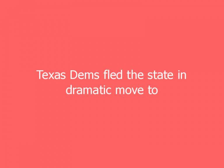 Texas Dems fled the state in dramatic move to stall GOP election bills, but why to Washington, DC?