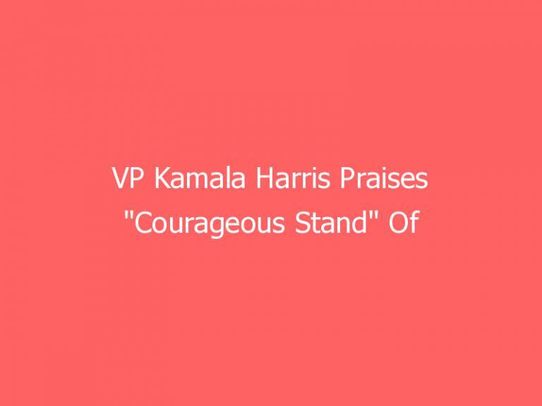 VP Kamala Harris Praises “Courageous Stand” Of Texas Democratic Lawmakers
