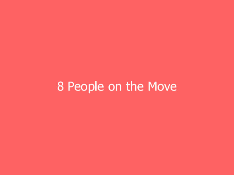 8 People on the Move