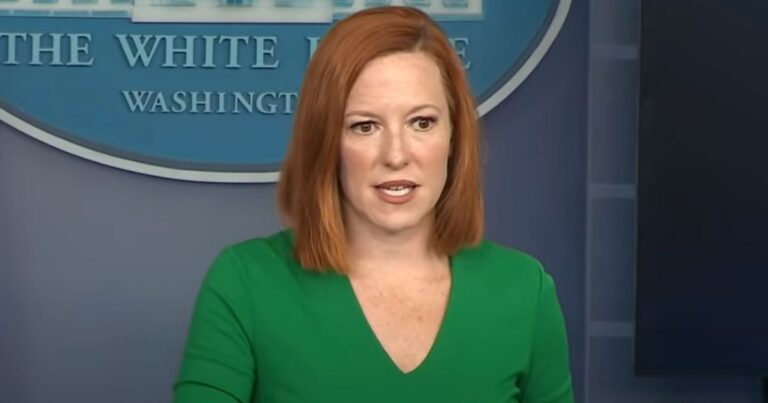 Watch: Psaki Loses Her Poker Face, Left Scrambling After Simple Question