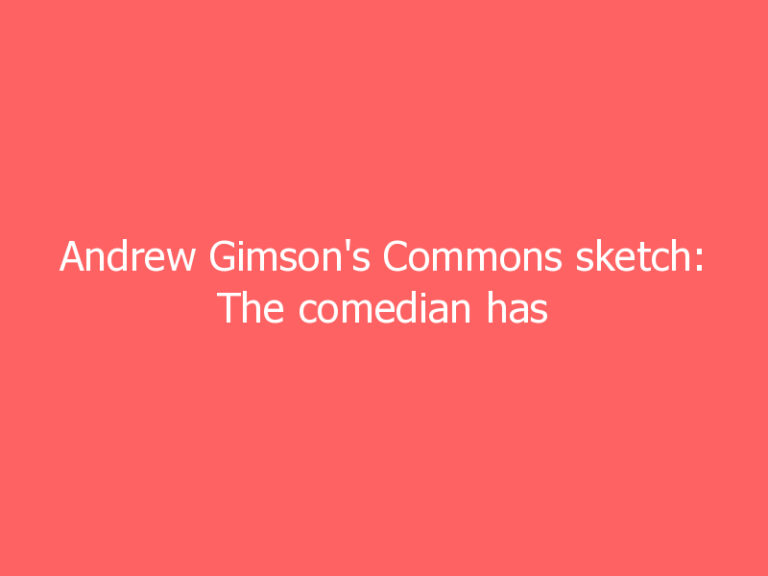Andrew Gimson’s Commons sketch: The comedian has learned how to play tragedy
