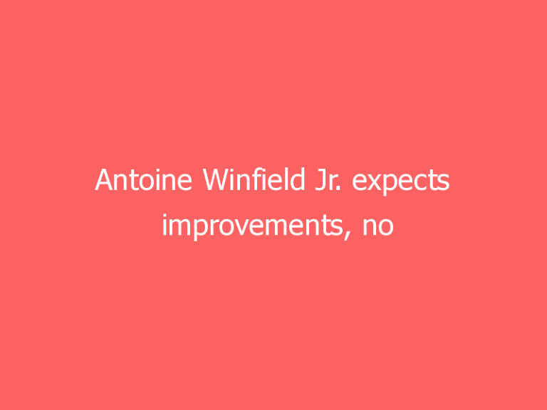Antoine Winfield Jr. expects improvements, no sophomore slump