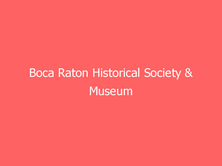 Boca Raton Historical Society & Museum undergoes renovation