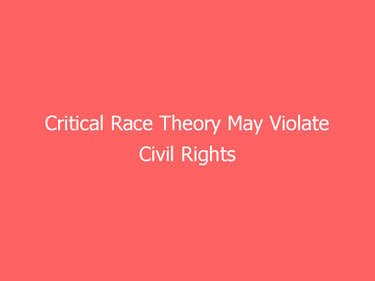 Critical Race Theory May Violate Civil Rights Act, the Constitution: Dr. Carol Swain