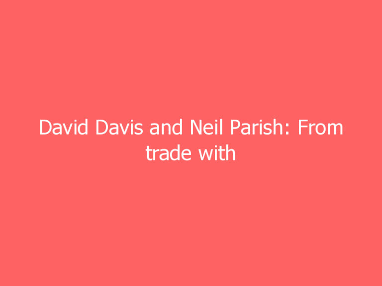 David Davis and Neil Parish: From trade with China to food standards, MPs must be given a guaranteed say on new trade deals