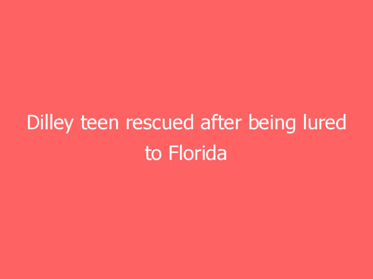 Dilley teen rescued after being lured to Florida by 38-year-old man online