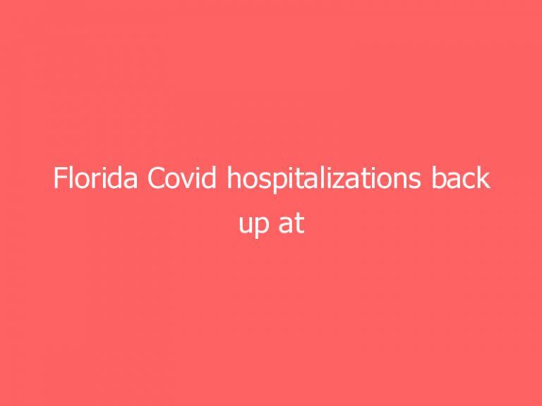Florida Covid hospitalizations back up at year-ago level – La Prensa Latina Media