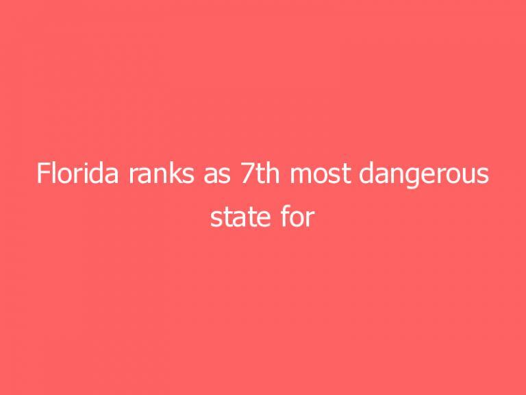 Florida ranks as 7th most dangerous state for motorcyclists
