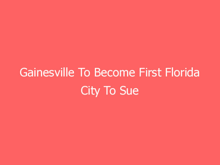Gainesville To Become First Florida City To Sue Over ‘Anti-Riot’ Law After 4-3 City Commission Vote