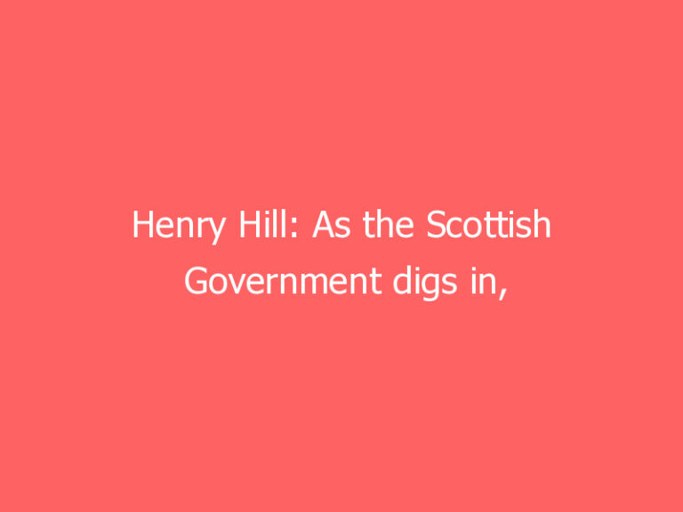 Henry Hill: As the Scottish Government digs in, calls grow for a judge-led inquiry into the Salmond scandal