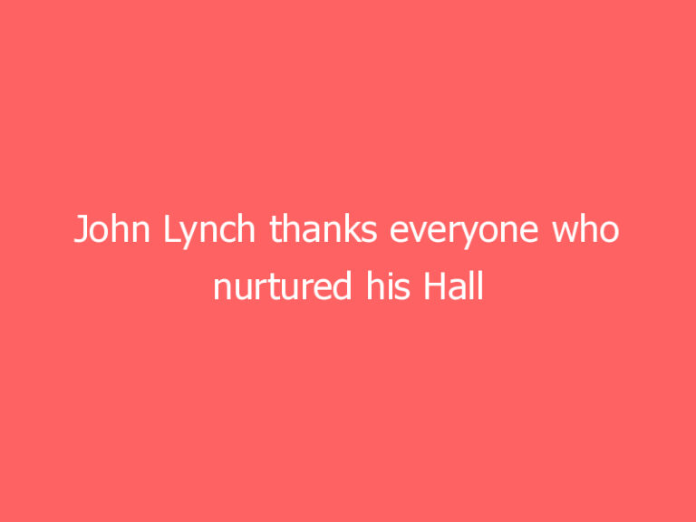 John Lynch thanks everyone who nurtured his Hall of Fame career