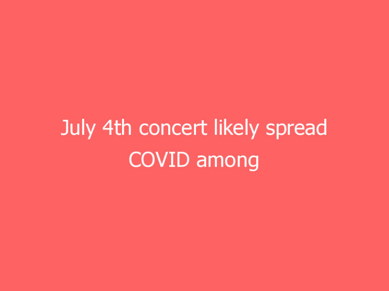 July 4th concert likely spread COVID among vaccinated residents at Florida retirement village