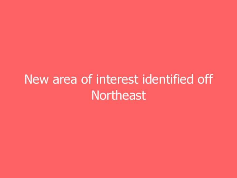 New area of interest identified off Northeast Florida coastline