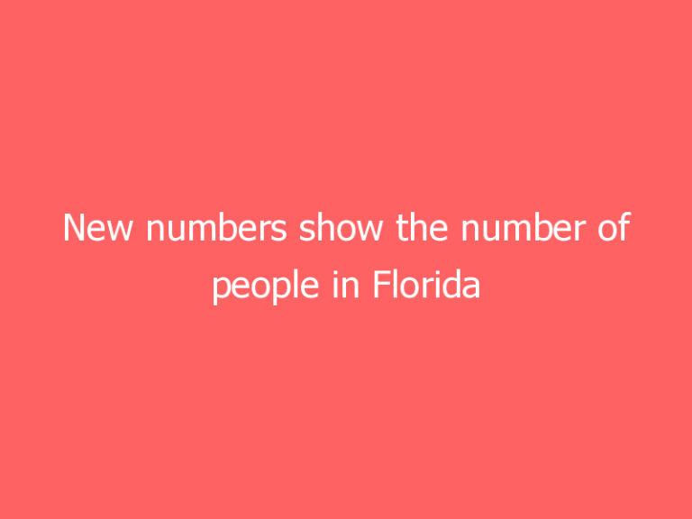 New numbers show the number of people in Florida becoming hospitalized for COVID-19 is getting worse