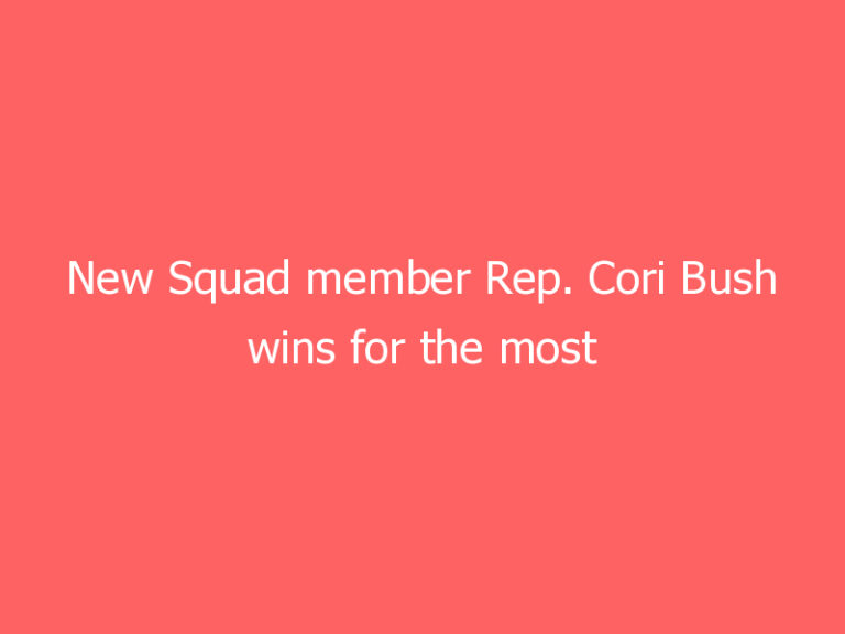 New Squad member Rep. Cori Bush wins for the most insane take of the day