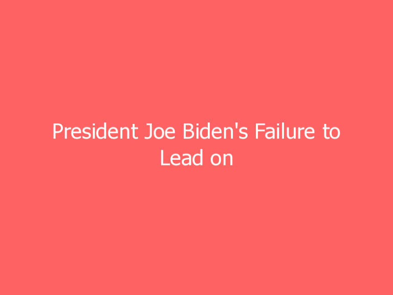 President Joe Biden's Failure to Lead on Crime is Going to Slam Democrats at the Polls