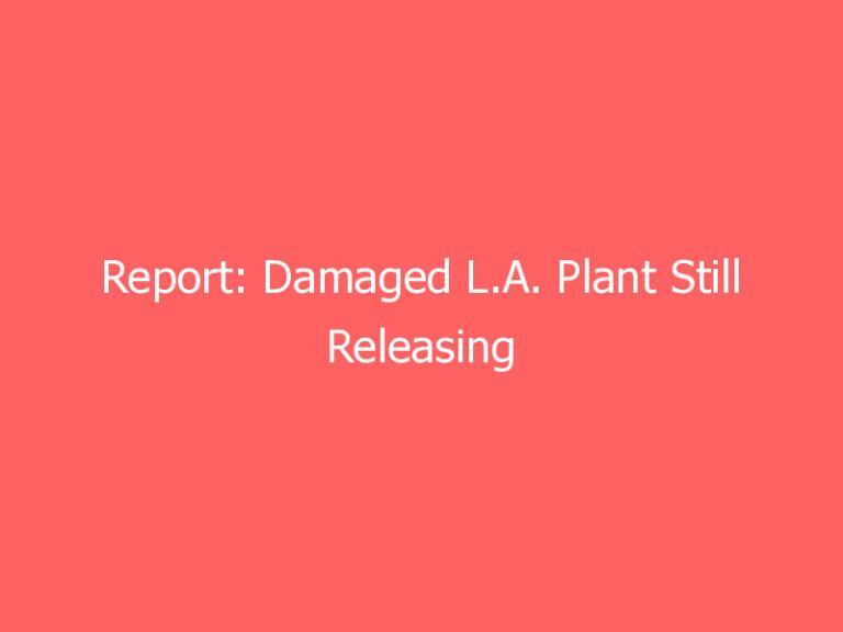 Report: Damaged L.A. Plant Still Releasing ‘Partially Treated Wastewater’ into Ocean