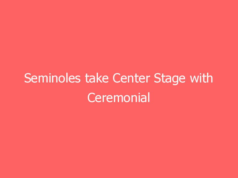 Seminoles take Center Stage with Ceremonial POWWOW Celebrating Florida’s Diversity at the Elliott Museum