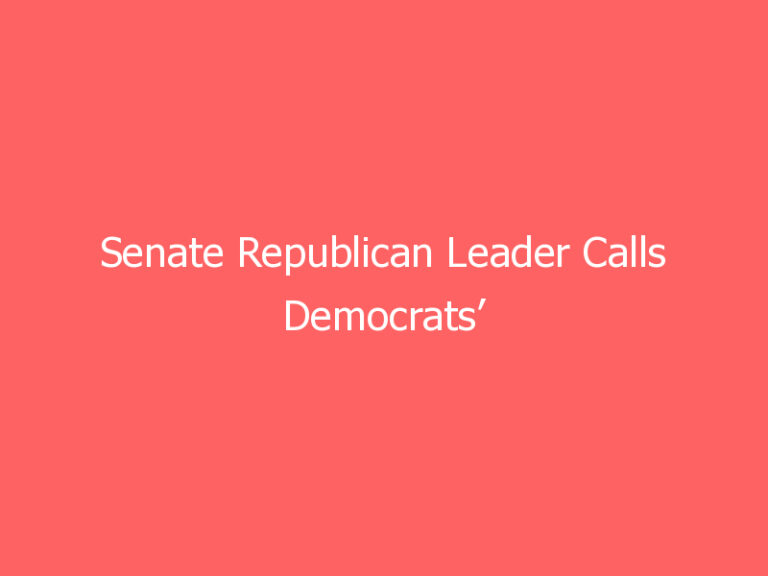 Senate Republican Leader Calls Democrats’ Sweeping Election Reform Bill a Federal ‘Takeover’