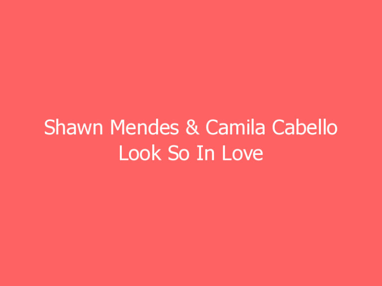 Shawn Mendes & Camila Cabello Look So In Love on Sunny Afternoon Stroll!