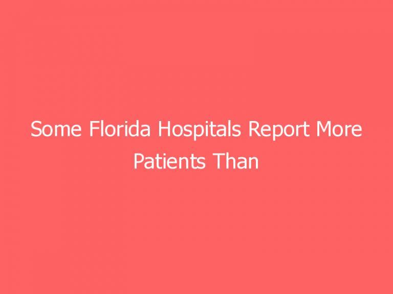 Some Florida Hospitals Report More Patients Than At Any Point In The Pandemic
