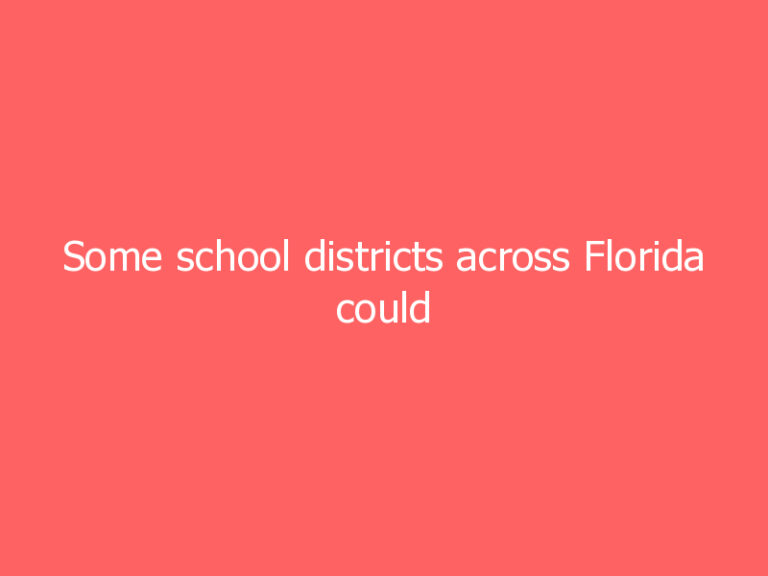 Some school districts across Florida could circumvent Gov. DeSantis’ ban on mask mandates