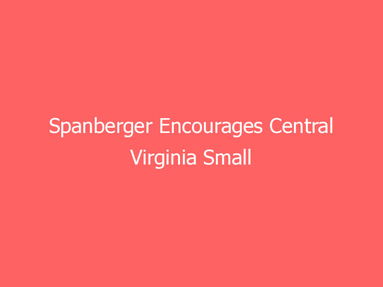 Spanberger Encourages Central Virginia Small Businesses to Apply for PPP Loans Following …